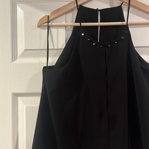 Zara basic black tank